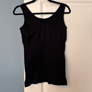 Skinnygirl Smoothers and Shapers Black Scoop Neck Tank Top shape wear XL